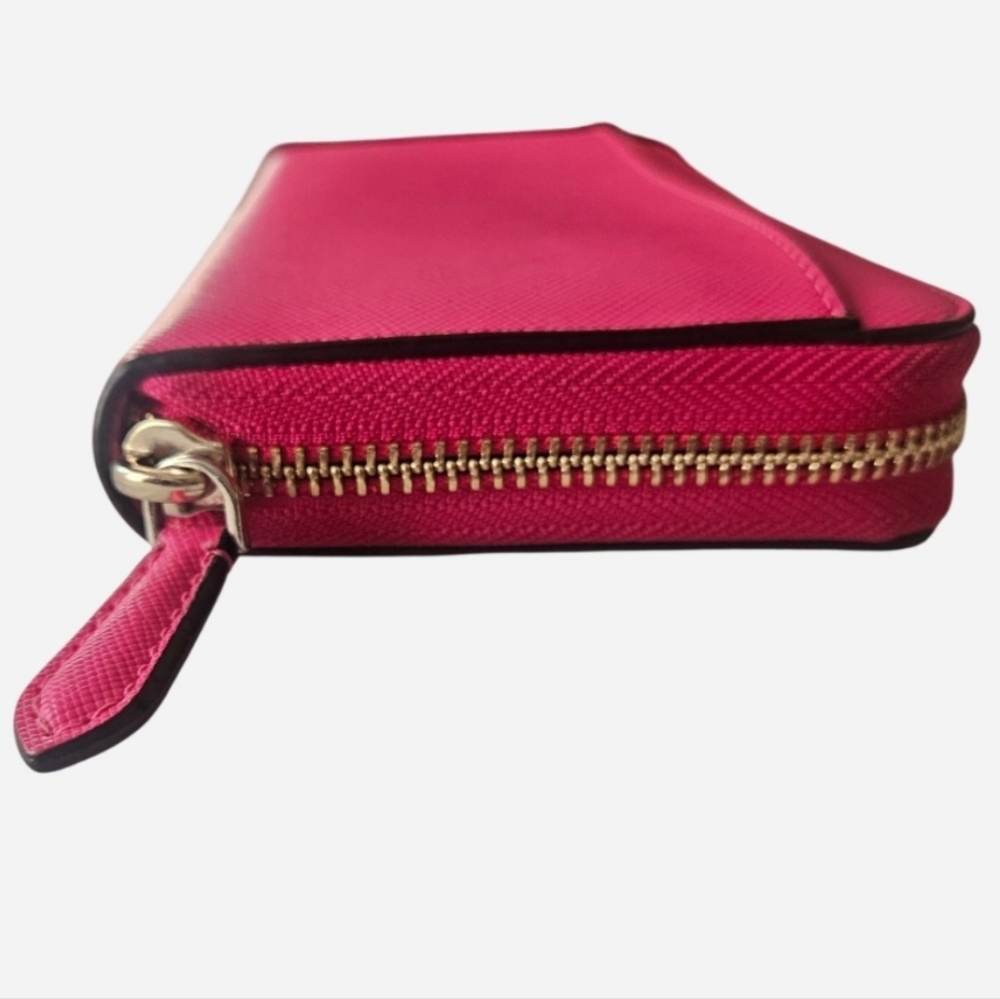 Kate Spade Hot Pink Zip Around Wallet - GUC - Picture 6 of 9